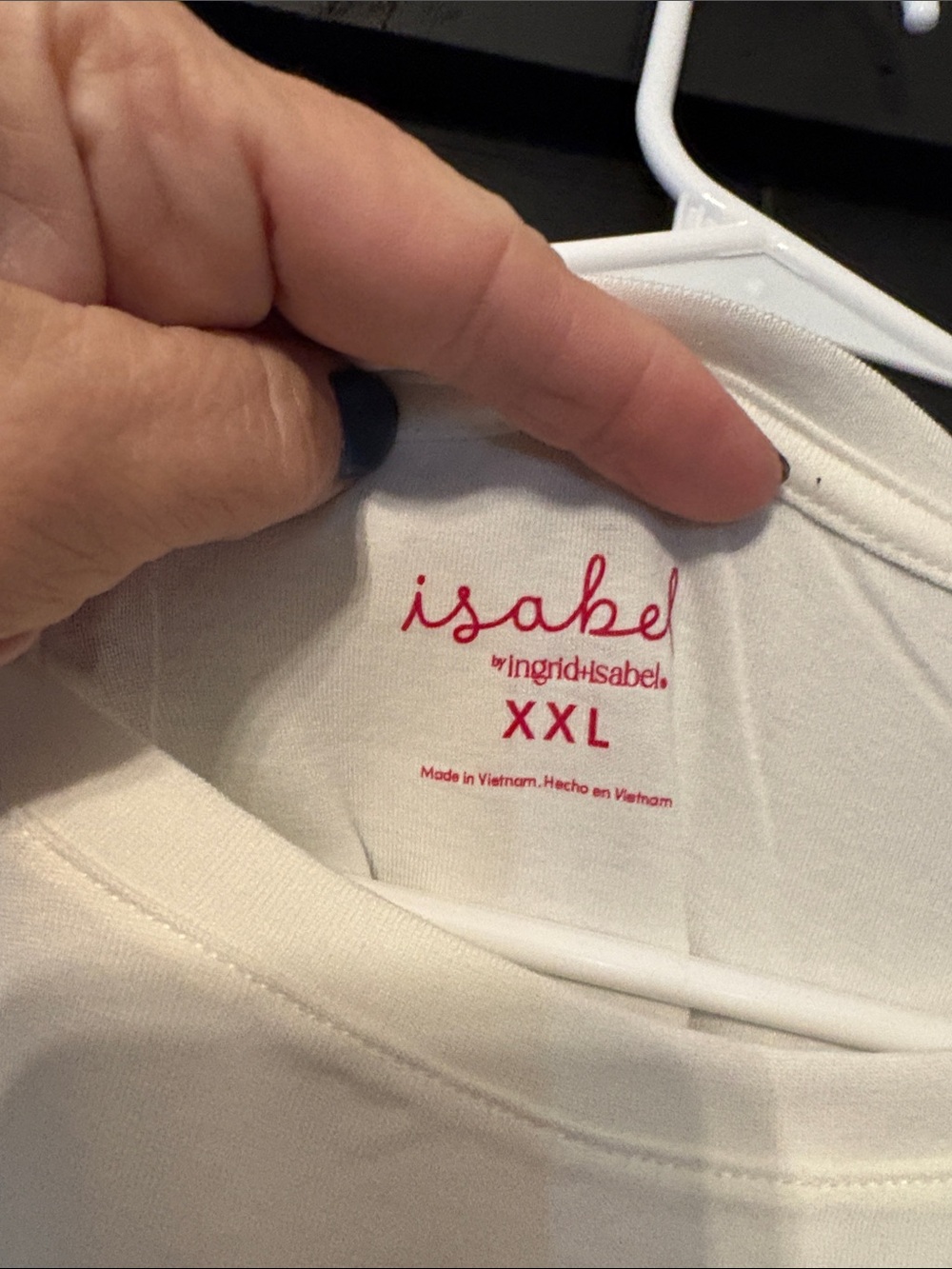 Women's Short Sleeve Crewneck Tee in White - Picture 2 of 4